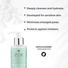 Load image into Gallery viewer, best face wash, face wash, organic face wash, goat milk face wash, dry skin, sensitive skin, zoe skincare, gentle face wash, all natural face wash, best face wash, face cleanser, 
